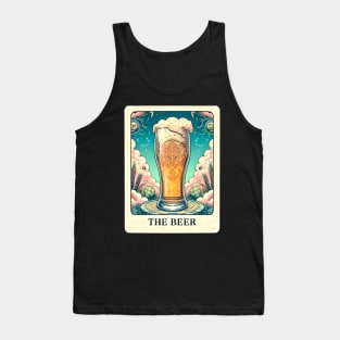 Funny Tarot Card Parody  The Beer Beer Lovers Tank Top